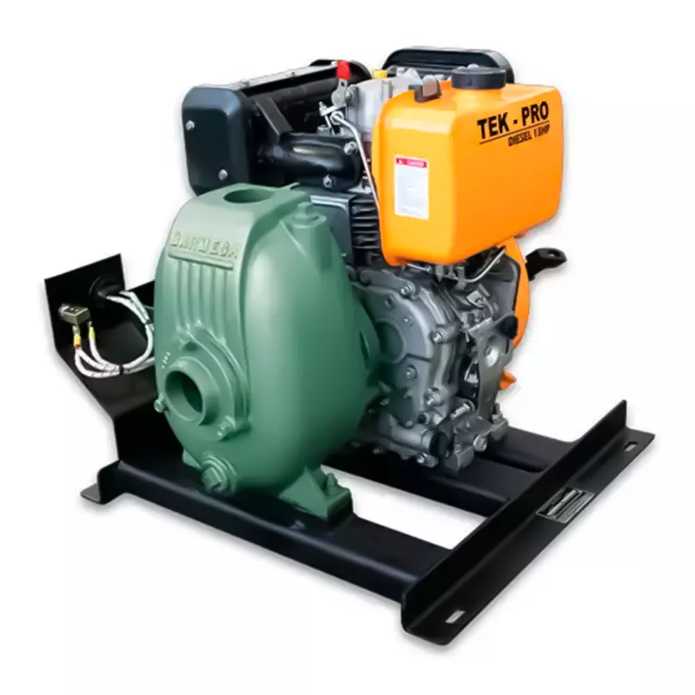 BOMBA AUTOCEBANTE CON MOTOR A DIESEL BARNES MODELO 12M