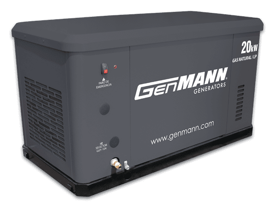 PLANTA DE LUZ A GAS GEN MANN 20KW