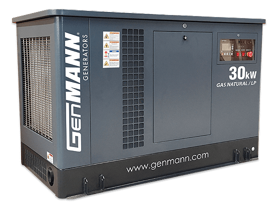 PLANTA DE LUZ A GAS GEN MANN 30KW